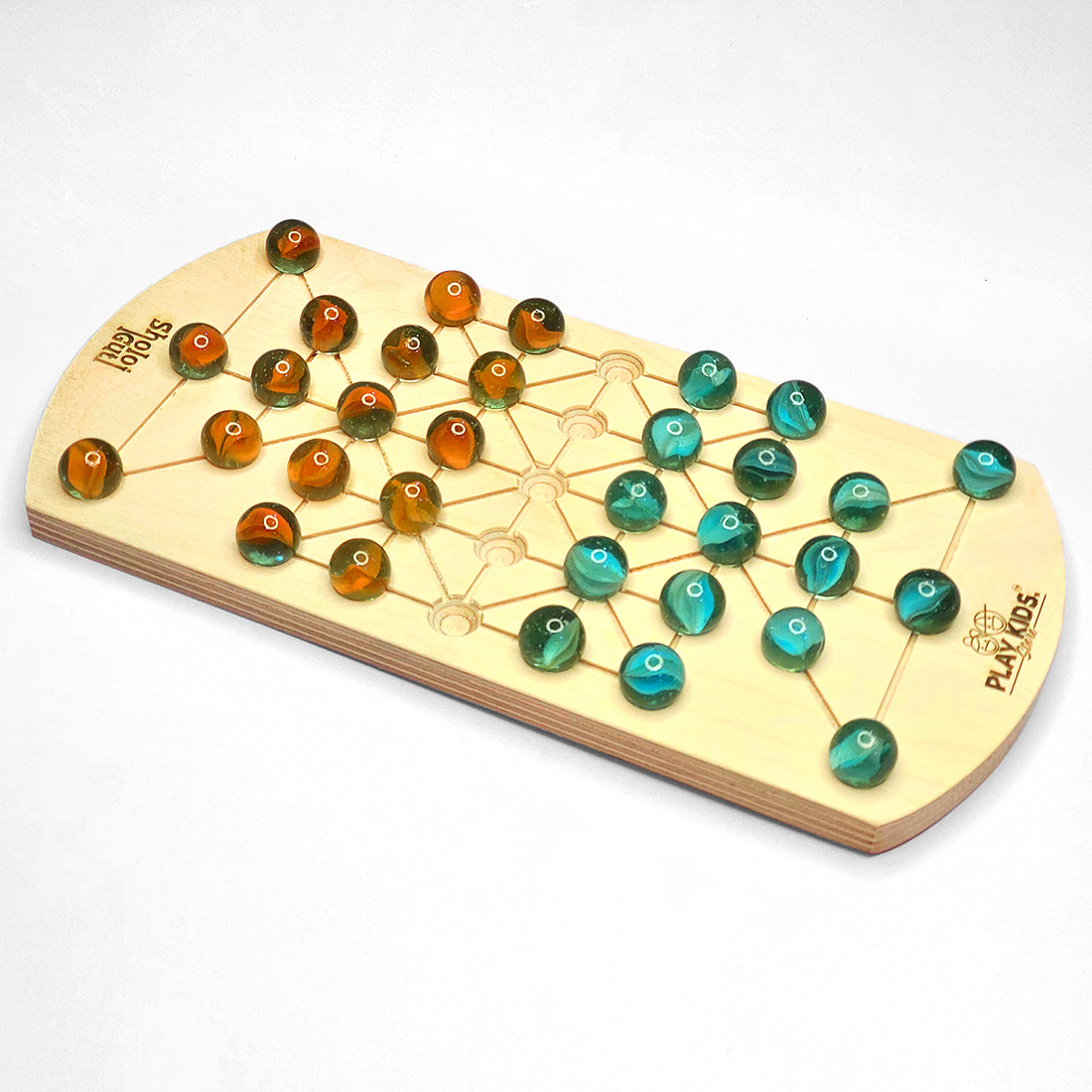 Sholo Guti | Sixteen Soldiers | Kids,Adults,Family | Interesting Mind Game for Home,Travel l Marble,Chess Set | Super Fun to Play Memory Games for All Ages | Birthday Gift Toy
